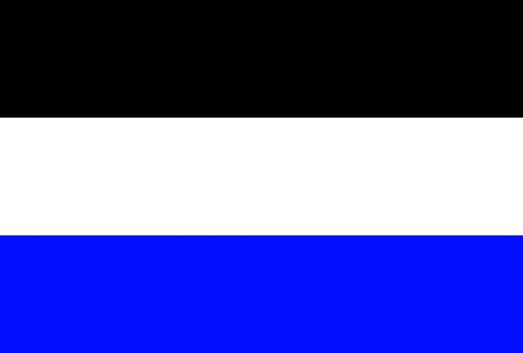 The flag of Neutral Moresnet. 