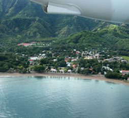 Oecusse exclave, seen from a plane