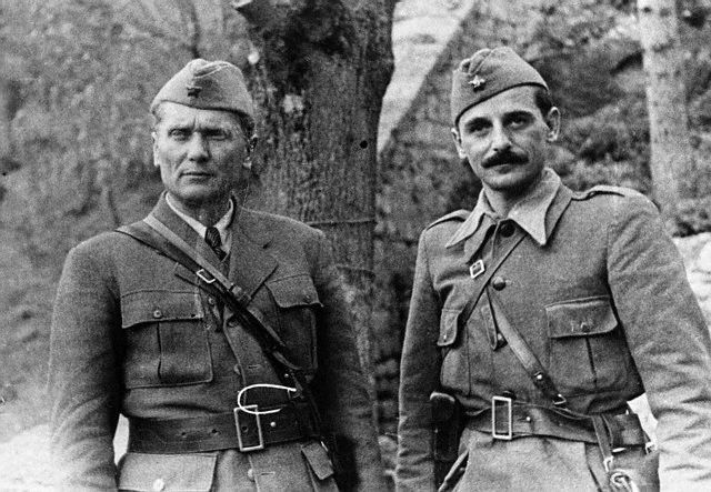 Marshal Tito and  
General Koča Popović, Yugoslavia, 1943. 