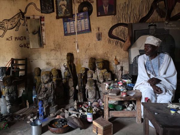 The voodoo priest of Abomey