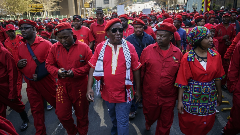 Members of the EFF, what is a communist party.