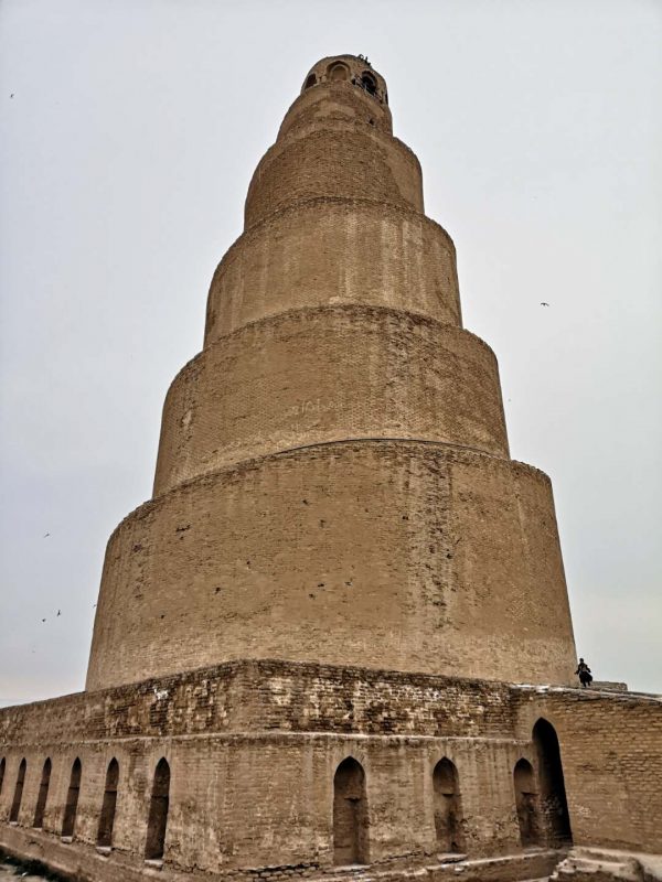 The minarest of the Great Mosque of Samarra is one of the world's oldest mosque and an important religious site of Islam