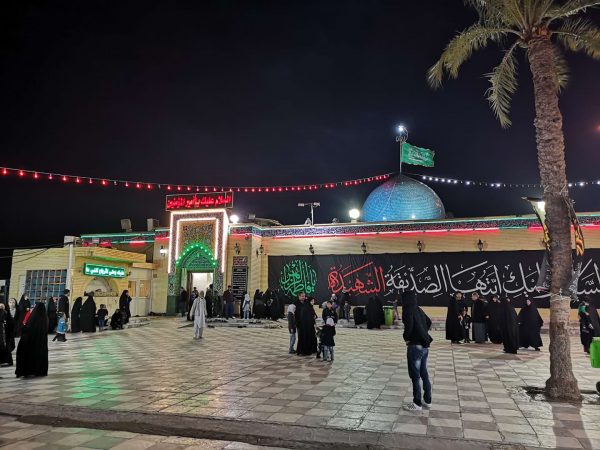 The Kufa mosque, where Imam Ali was murdered, is one of the holiest mosque in Shia Islam