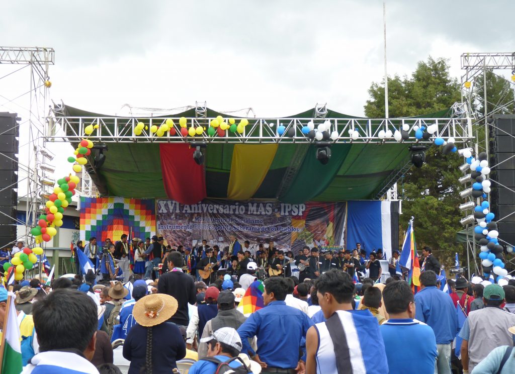 MAS rally in Bolivia