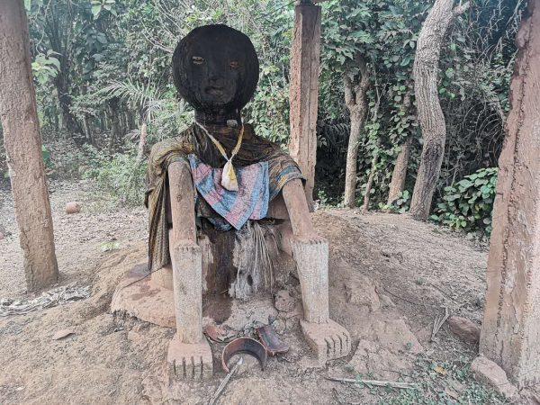 A douleba, the voodoo guardian of the village