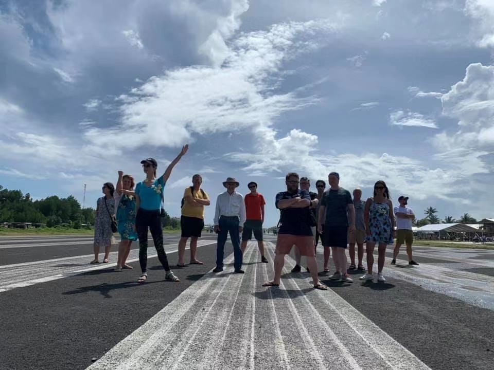 Tuvalu airport runway