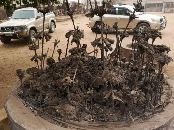 An altar of Iron, in the fetish market of Lome