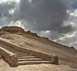 A tower of silence in Yazd iran