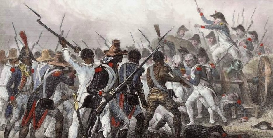 The battle of Vertières, decisive end to the Haitian revolution.