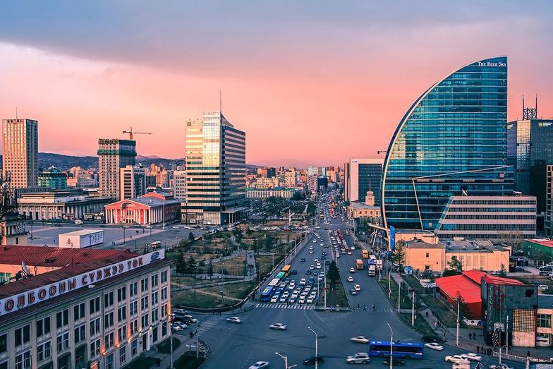 Modern skyline of the capital