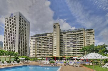A view of Hotel Alba, previously the Hilton of Caracas, in Venezuela