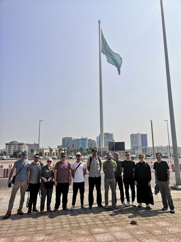 The world's tallest flagpole in Jeddah, Saudi Arabia