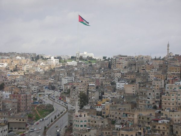 The tallest flagpole in Amman, Jordan