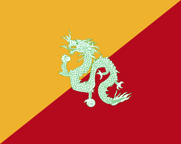 First concept of the Bhutanese flag/ 