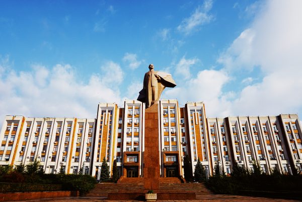 A statue of Lenin as seen during our Transnistria Tours 2021