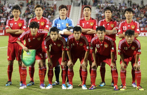 The national football team of China