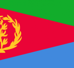 The current flag of Eritrea