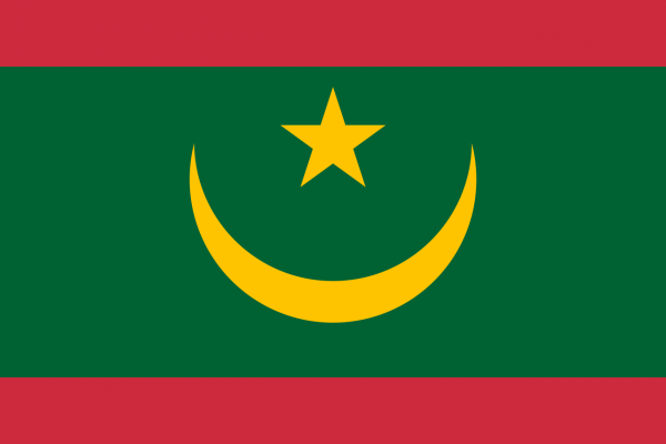 The current flag of Mauritania