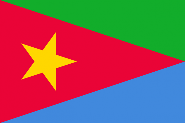 The flag of the Eritrean People's Liberation Front