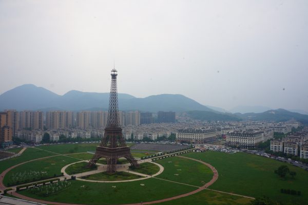 A copycat chinese city of Paris, located in Zhejiang