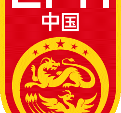 The logo of the China football association