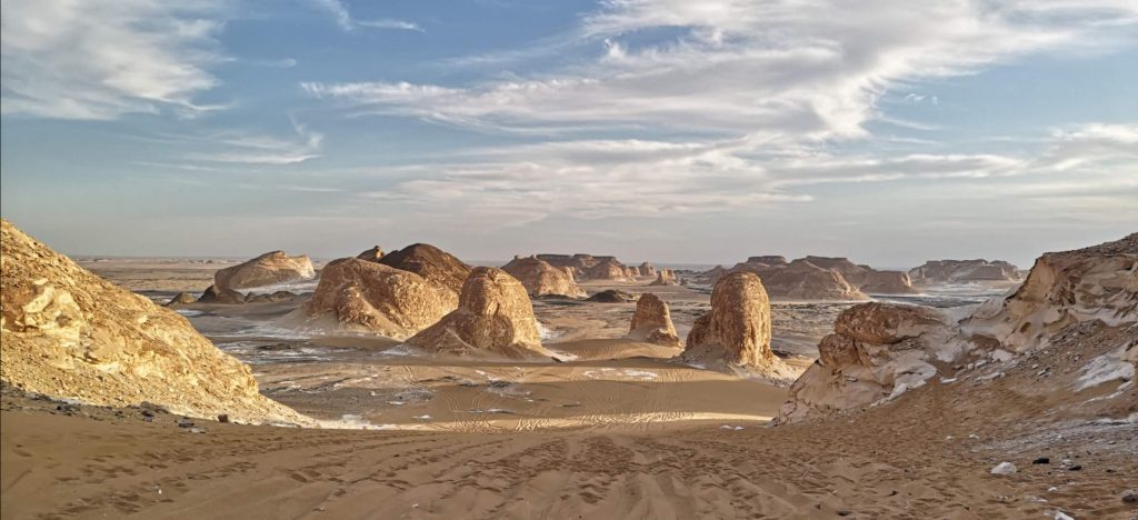 Views of the deserts of Egypt