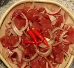 Hawaiian poke bowl