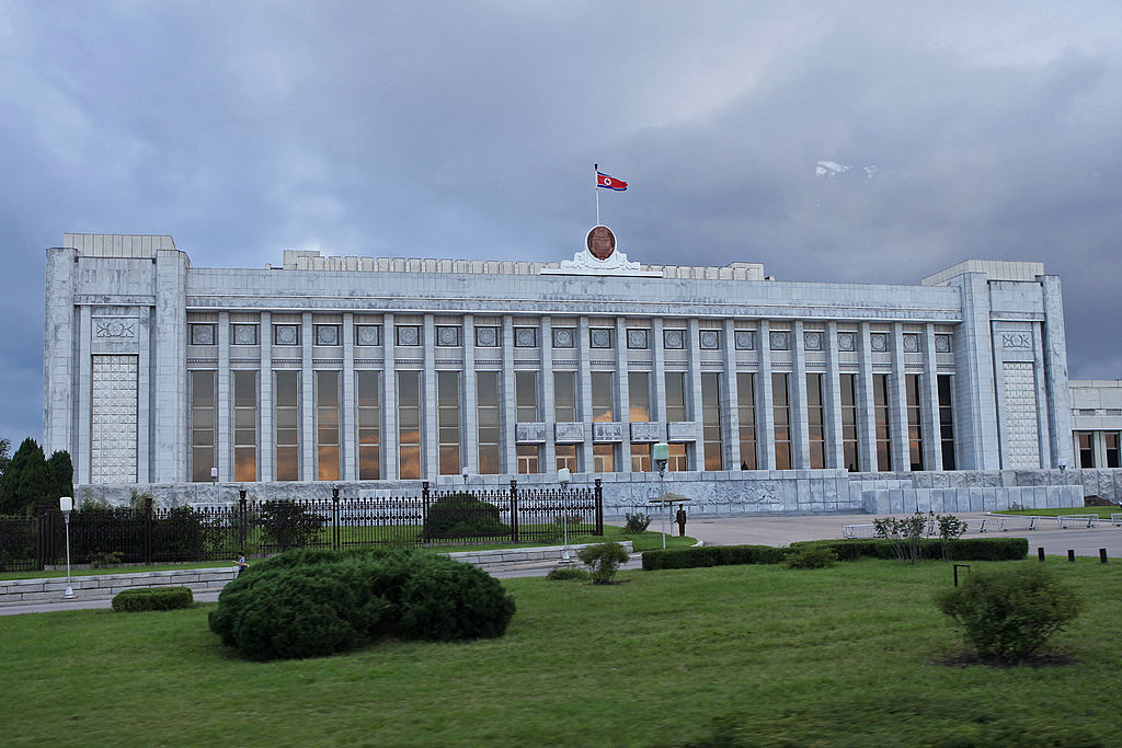 The Mansudae Assembly Hall where the delegates of the 2019 North Korean Elections were elected.