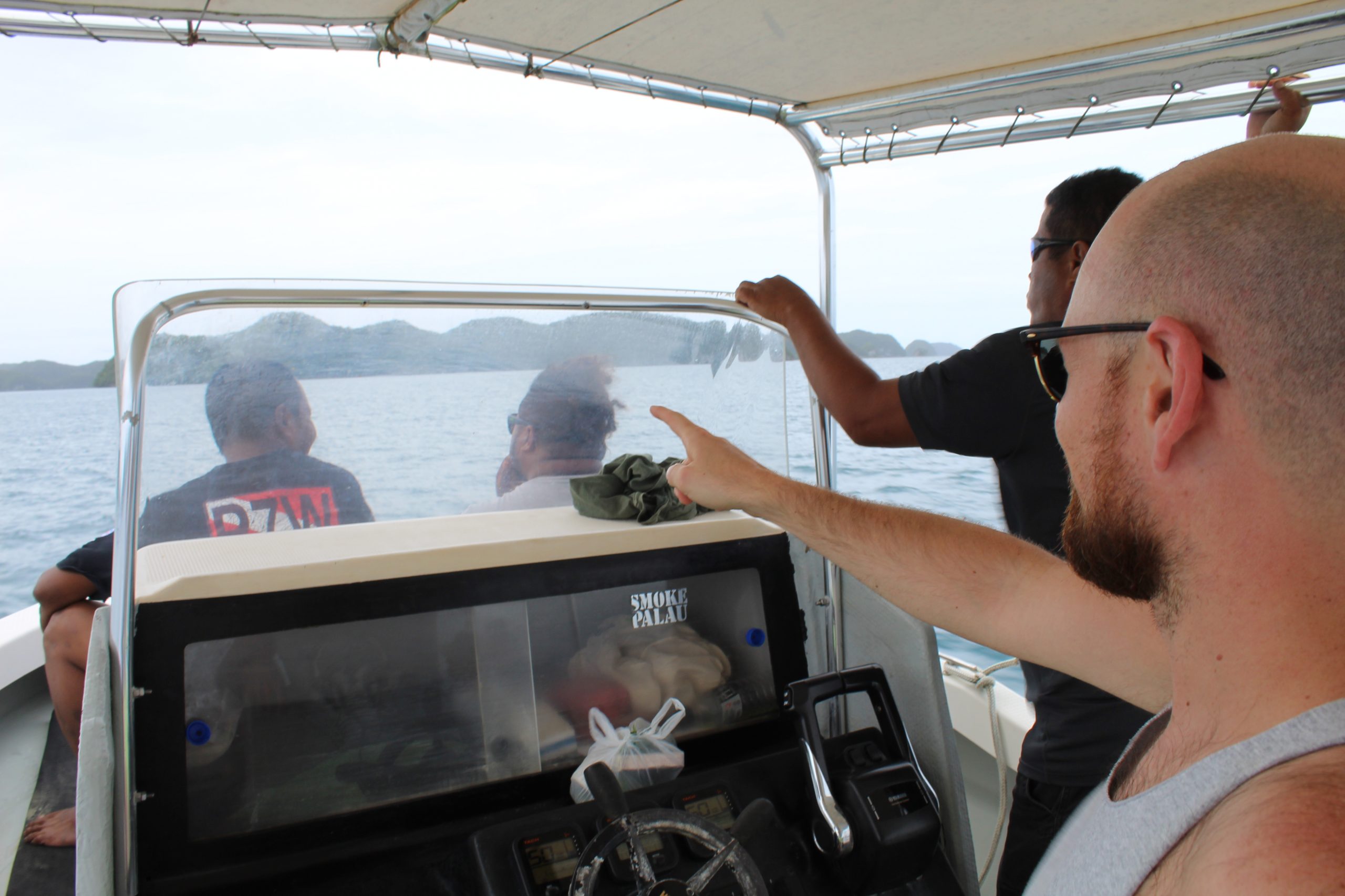 Cruising around Palau