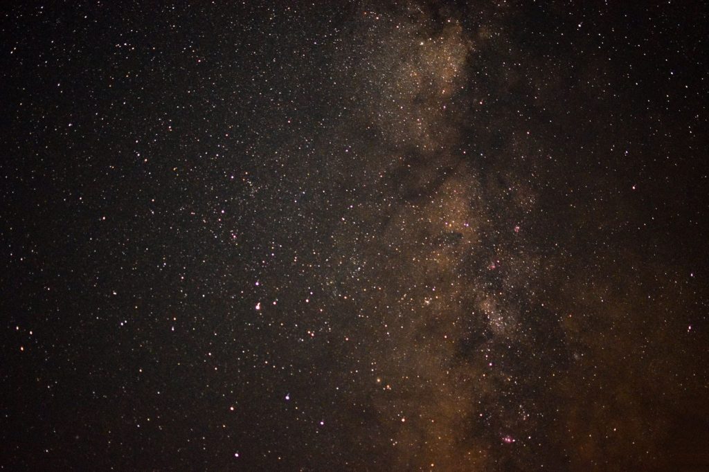 The stars as seen in Pyongyang during our Study Tour of the DPRK