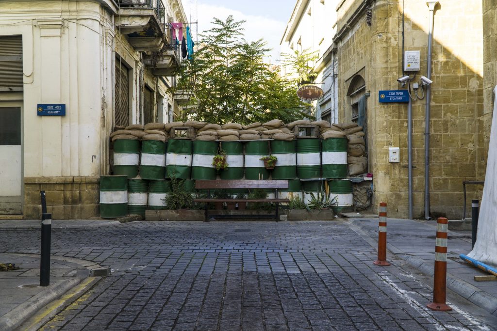 The Green Zone or the DMZ between Northern and Southern Cyprus