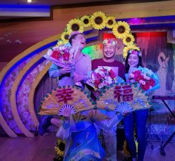 Having fun at the Pyongyang Restaurant Chain