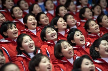 North Korean Cheerleaders