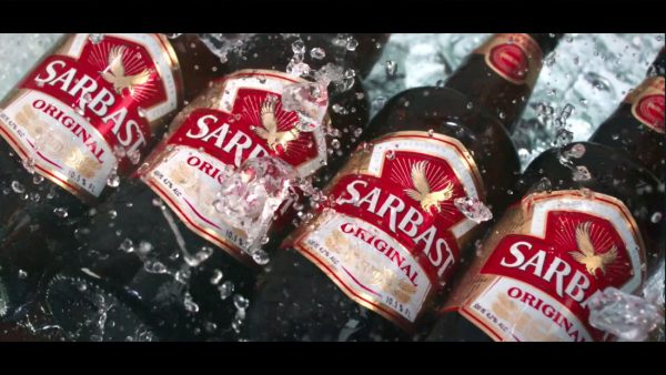 Sarbast the most famous beer of Uzbekistan and a central asian beer