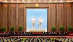 Mansudae Assembly Hall statue 2