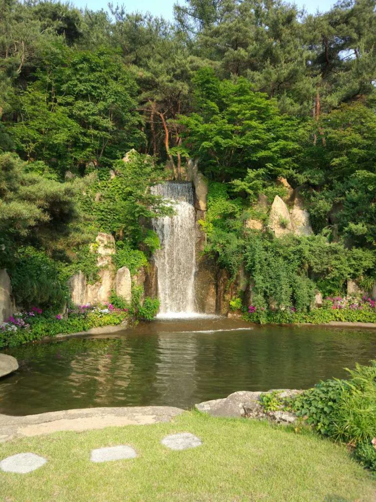 Air Koryo Kobangsan Hotel waterfall