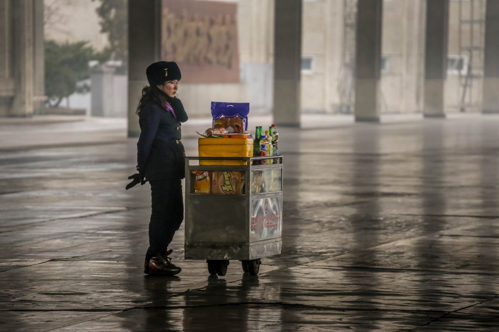 Pyongyang Railway Station platform