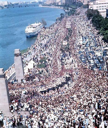 Nasser's funeral procession