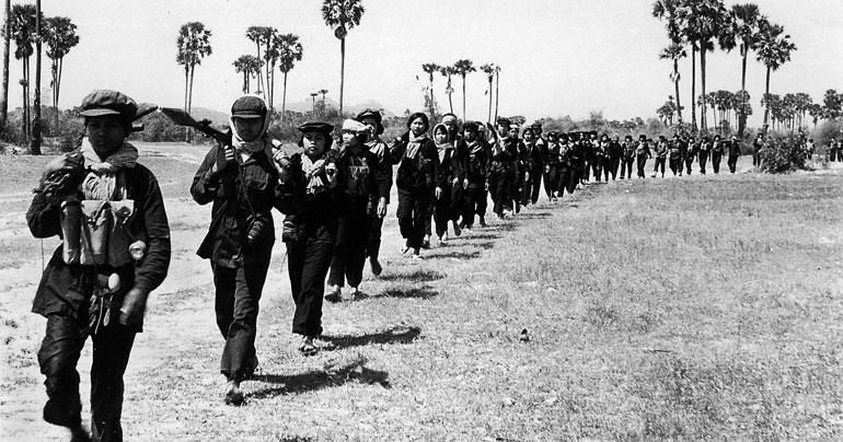 Khmer Rouge guerrillas