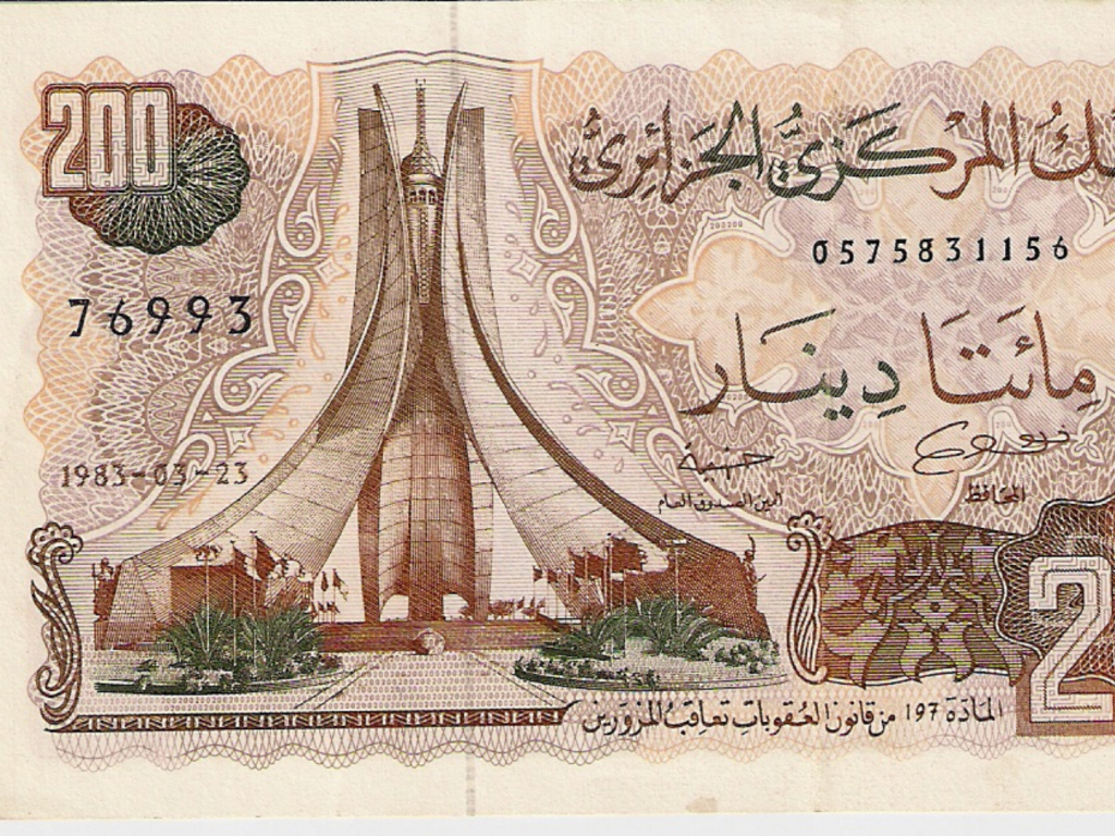 algerian currency