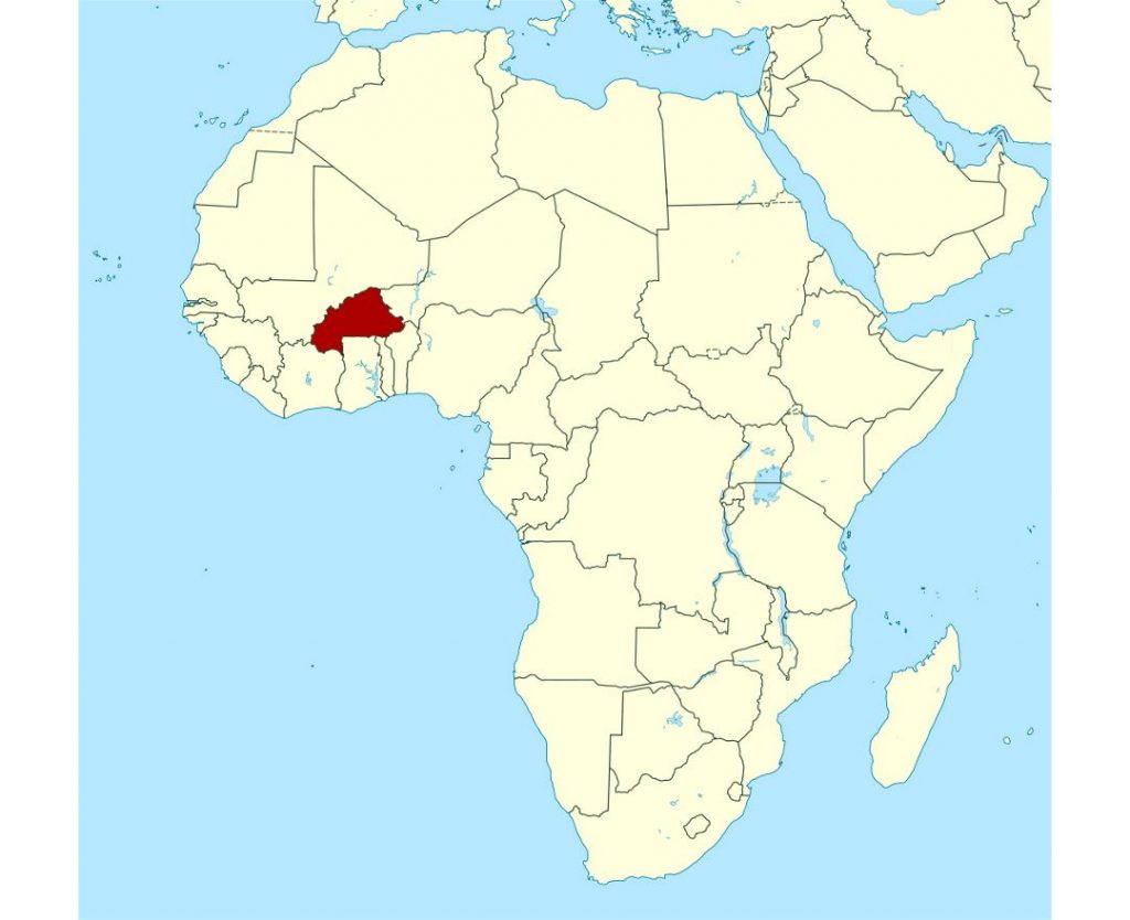 Map of Burkina Faso — Young Pioneer Tours