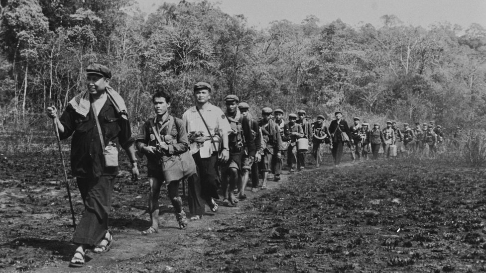 Cambodians marched deeper into Democratic Kampuchea