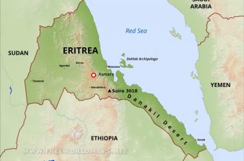 map of Eritrea