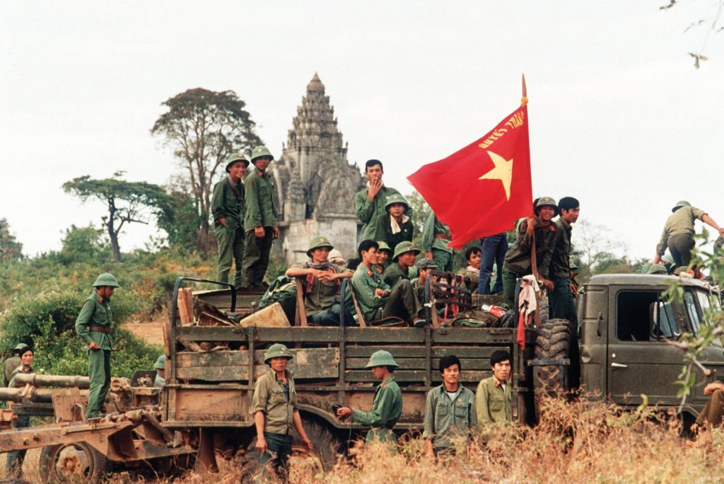 Vietnamese liberators in Cambodia