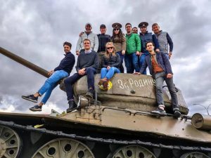 Tank shot Transnistria