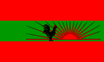 UNITA flag from Angola