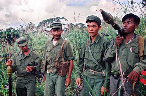 Khmer Rouge guerrillas