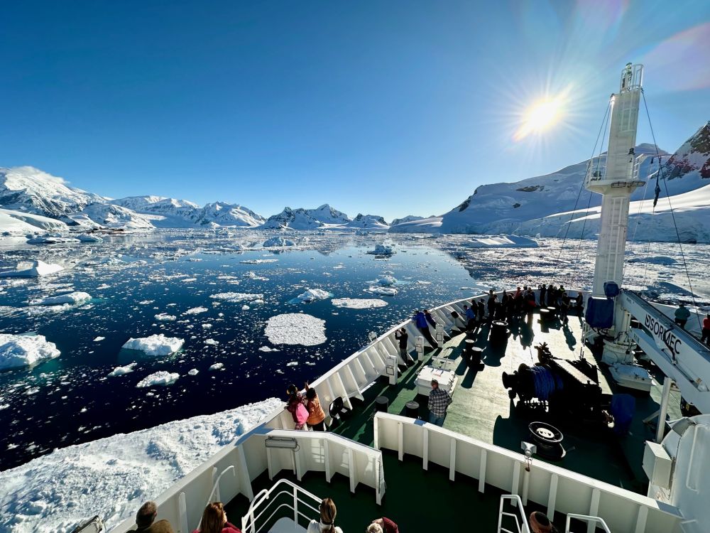 Antarctica tour ship