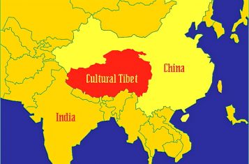 cultural Tibet map