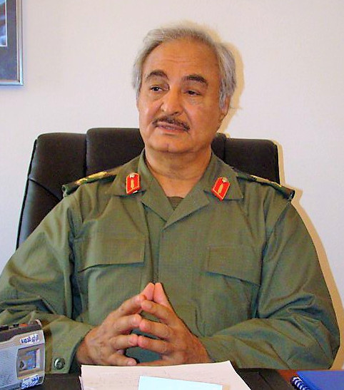 Khalifa Haftar, candidate for the Libya elections